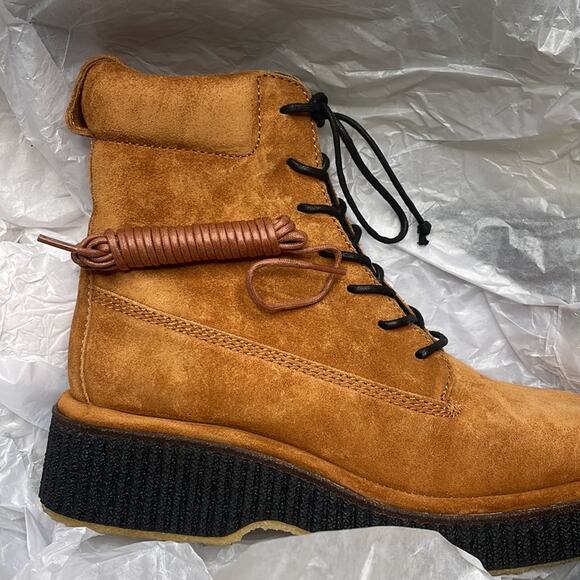 NWT rag and bone Sloane suede lace up boot with platform - Picture 11 of 13